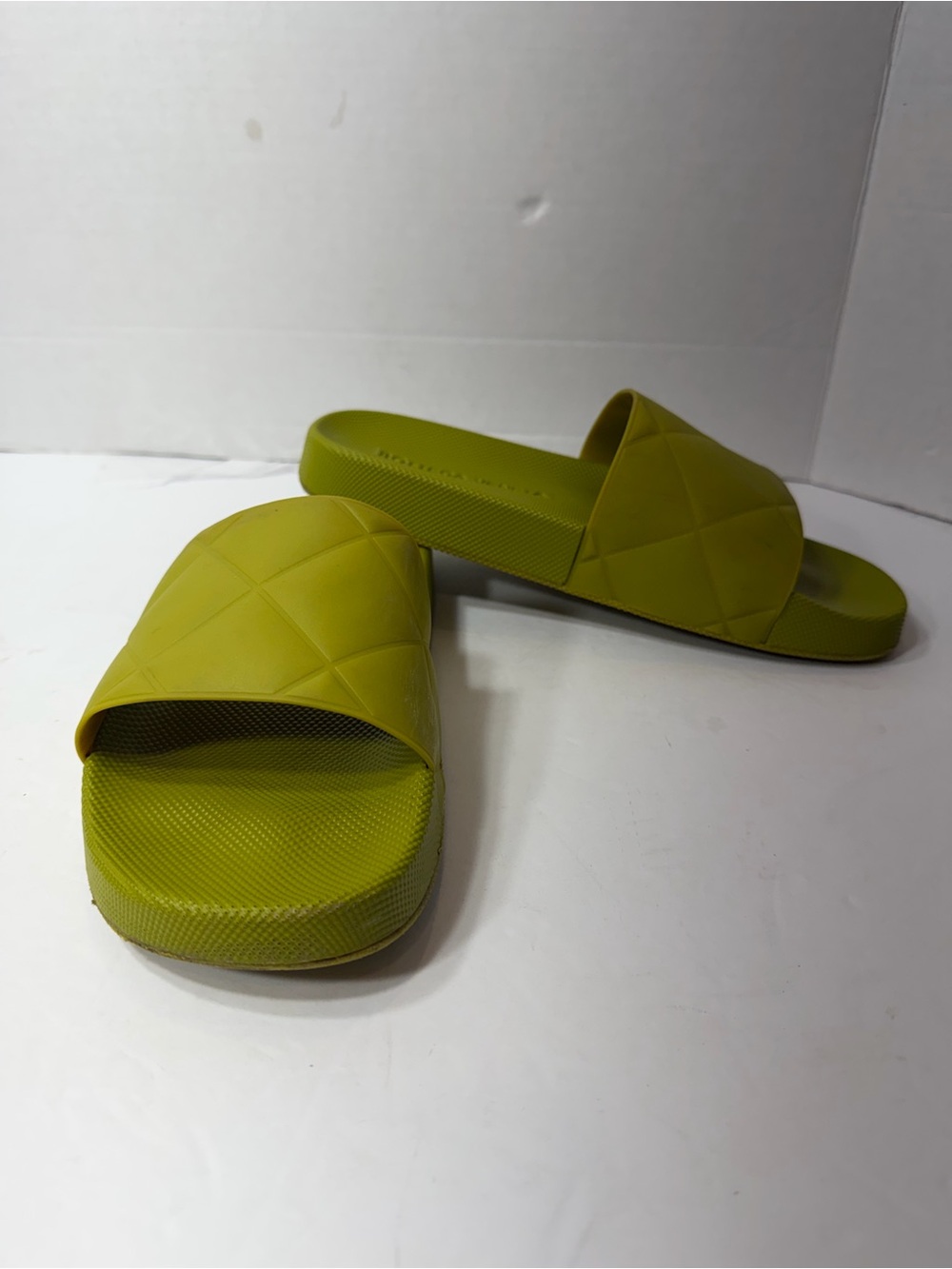 Bottega veneta mens shoes / slides Sz 38 Or 7.5US Green Slides